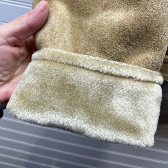 Valerie Steven’s Faux Suede & Faux Fur Zip Front Jacket Size XL - Picture 8 of 13